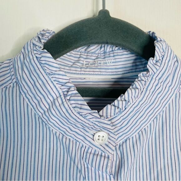 J. Crew Ruffled Button Down Shirt - Picture 4 of 7